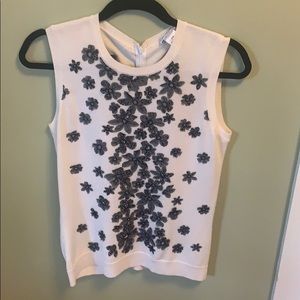 Oscar de la Renta appliquéd sweater